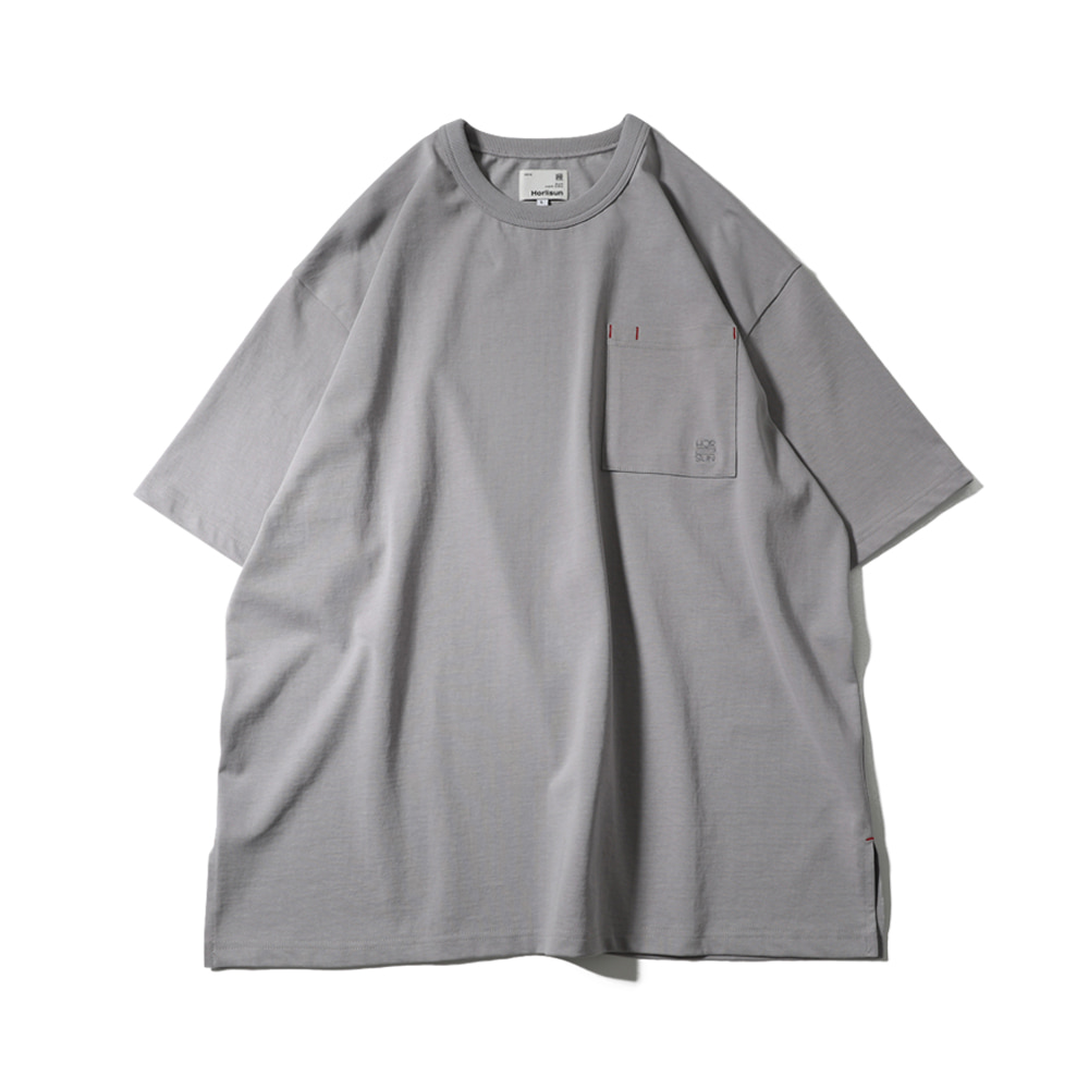 [Restock] 22SS Lawrence Short Sleeve Pocket T-shirt Smoke Lavender