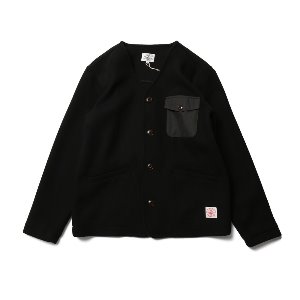 Marion Pocket Wool Cardigan Jacket Black