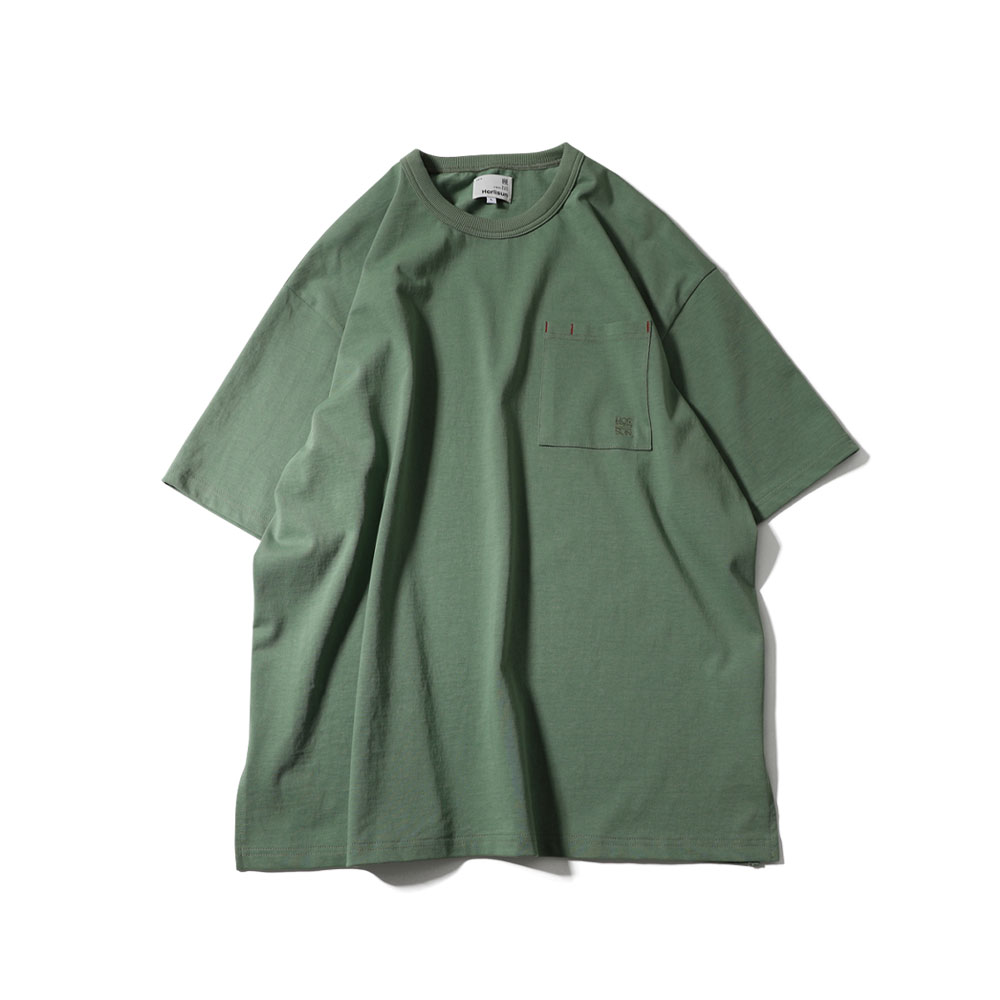 [Restock] 22SS Lawrence Short Sleeve Pocket T-shirt Forest Green