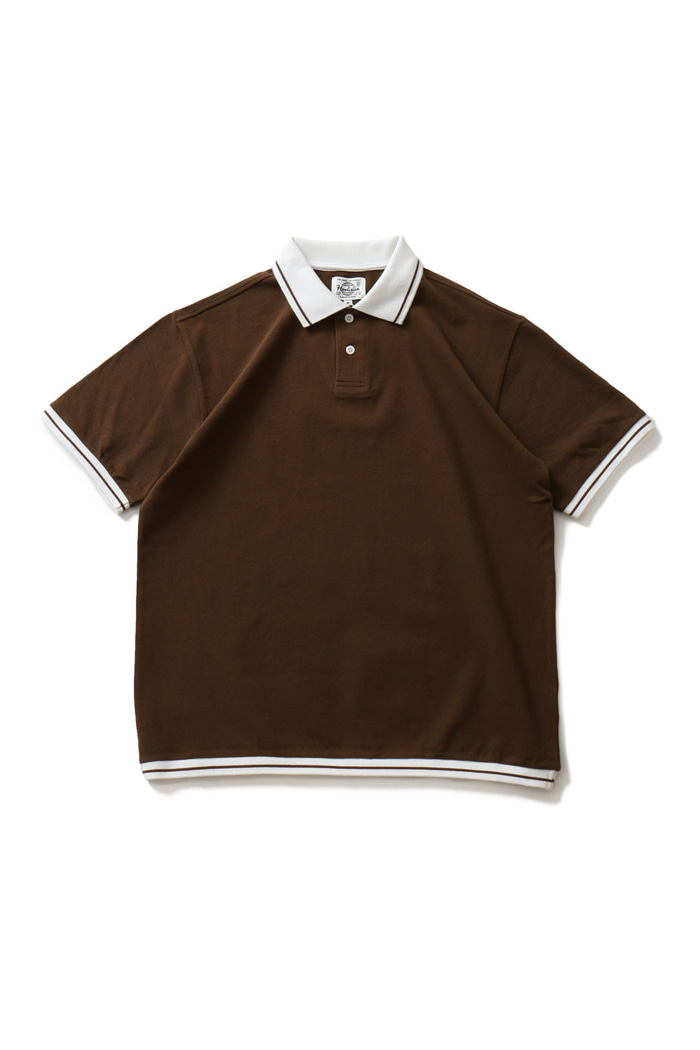 Sumerset Pique Knit Pullover Shirts Brown